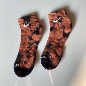 Bleach Tie Dye Nike Ankle Socks